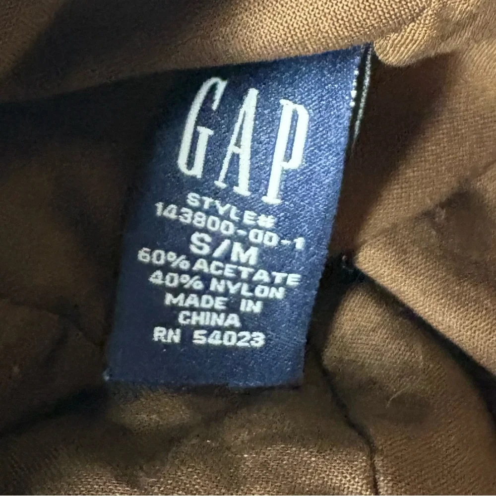 GAP Vintage Dark Brown/Burgundy Velvet Bucket Hat - Picture 3 of 4
